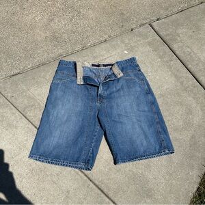 Vintage Girbaud Men's Blue Denim Shorts